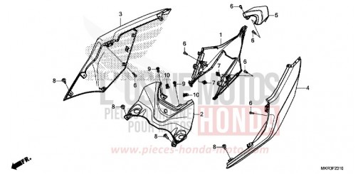 REAR COWL CBR1000STL de 2020
